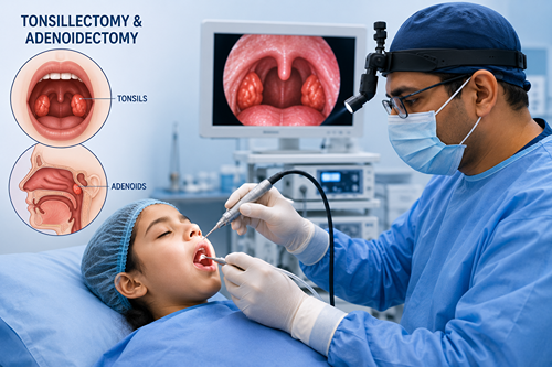 Tonsillectomy & Adenoidectomy Boduppal