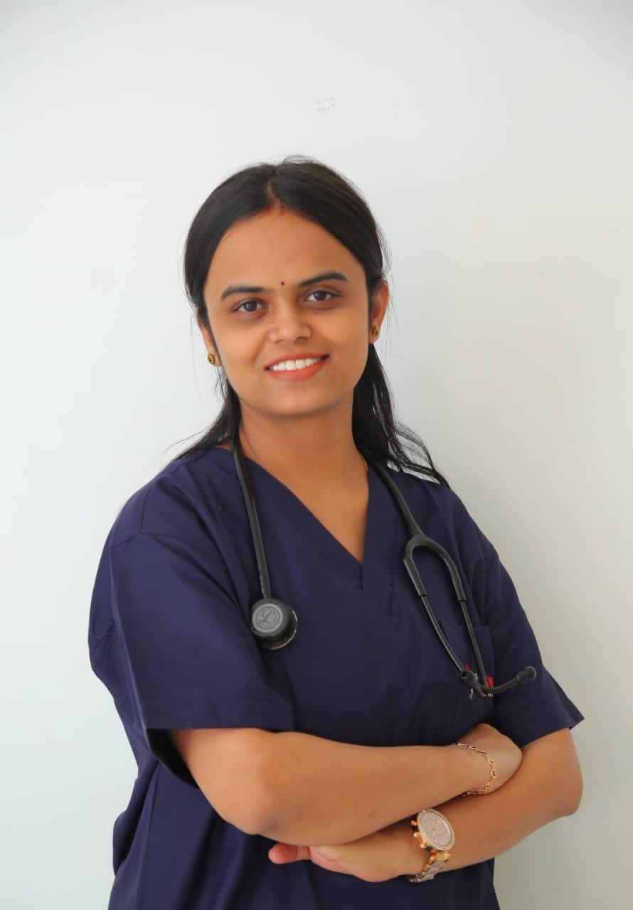 Dr. Mounika Maragari, Consultant General Physician & Diabetologist at KK Swara Hospital, Boduppal