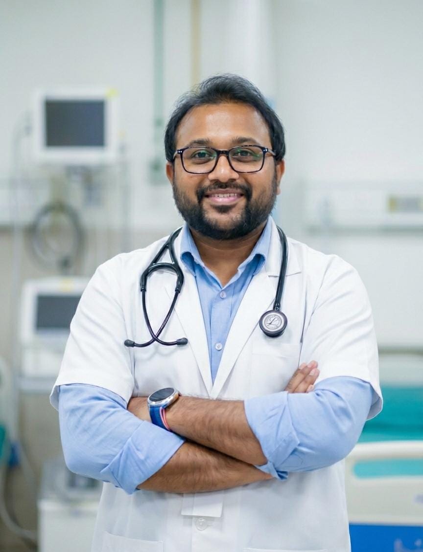 Dr. Sai Bhargav, Consultant General, Pediatric & Advanced Laparoscopic Surgeon at KK Swara Hospital, Boduppal
